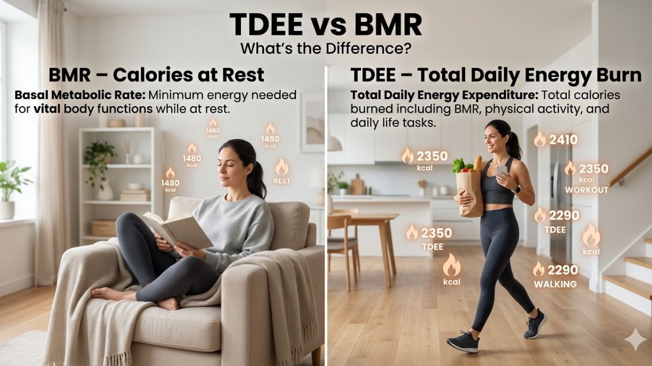 TDEE vs BMR