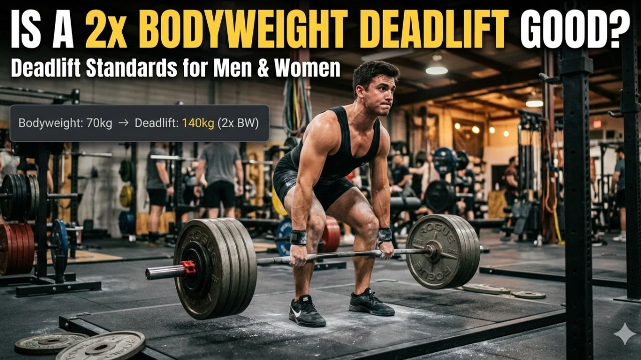 Is a 2x Bodyweight Deadlift Good? Deadlift Standards for Men and Women