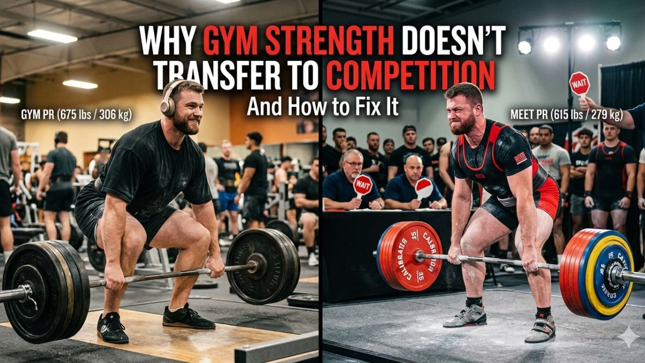 Why Your Gym Strength Doesn't Transfer to a Powerlifting Meet