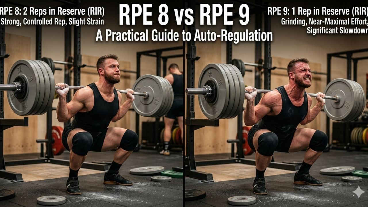 What Is RPE 8 vs RPE 9